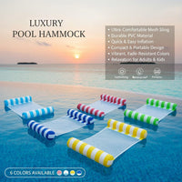 Auspicious Rain 4-in-1 pool hammock floats in assorted colors - view 6