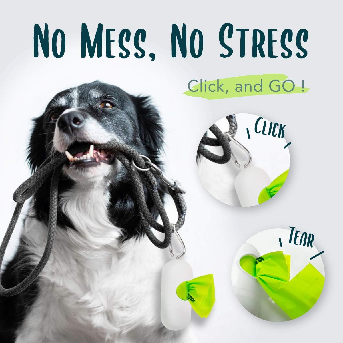 Certified Compostable Dog Poop Bag Rolls - 9x13 Inch (Pack of 120) - image 2