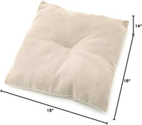 Best Pet Supplies Pet Tent-Soft Bed for Dog and Cat Beige Corduroy, 16" x 16" x H:14"