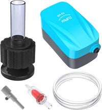 Pawfly Aquarium Air Pump with Nano Bio Sponge Filter Kit Air Control - 3-10 Gal