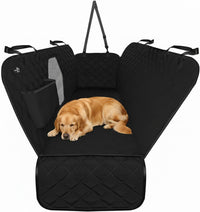 Dog Car Seat Cover for Back Seat - XL / Black