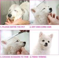 TINMARDA Dog Grooming Kit - Pink / 4 Piece - image 4