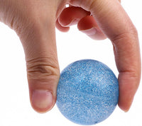 Kikeep large 45mm glitter bouncy balls made of natural rubber - view 3