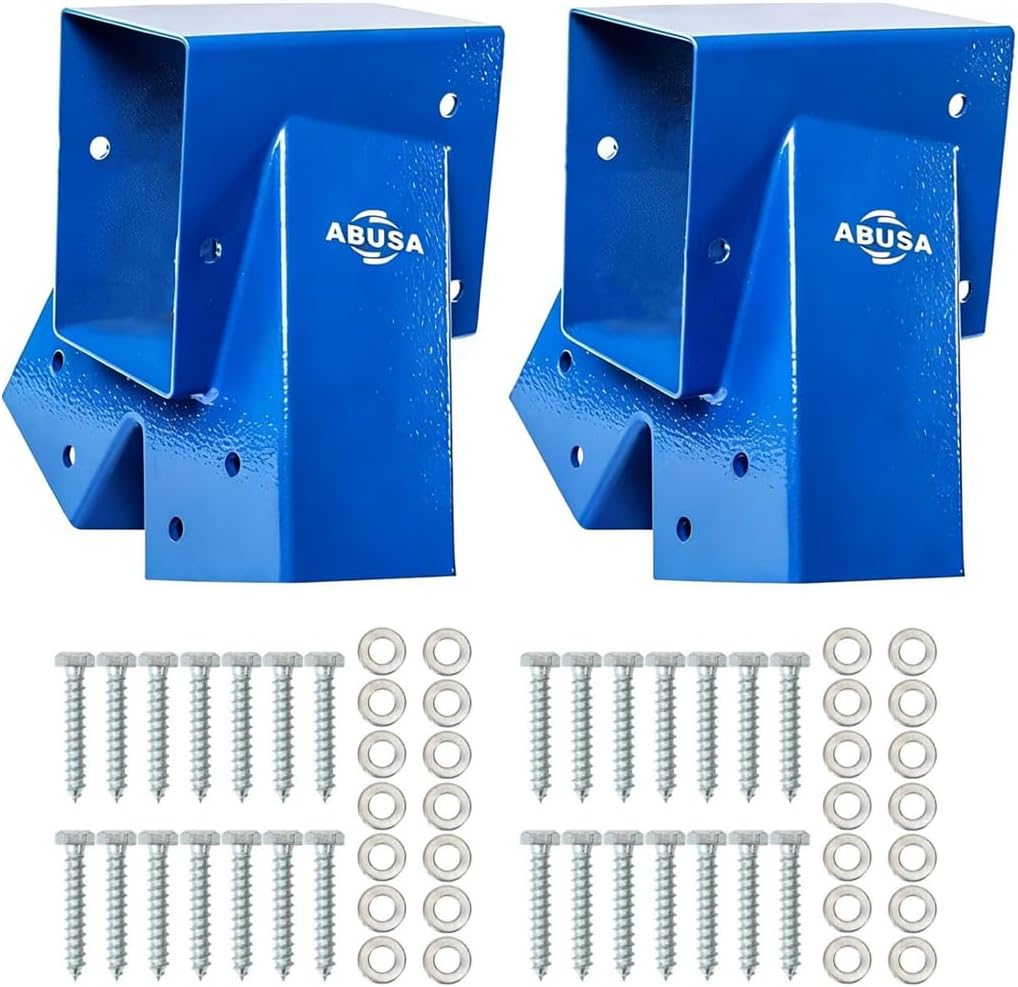 ABUSA heavy duty A-frame swing set brackets with 4 swing hangers and bolts - view 4