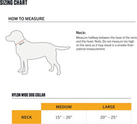 Carhartt Nylon Wide Dog Collar Carhartt Brown Medium – Essentials for Dogs - Blaze Orange / Medium - image 2