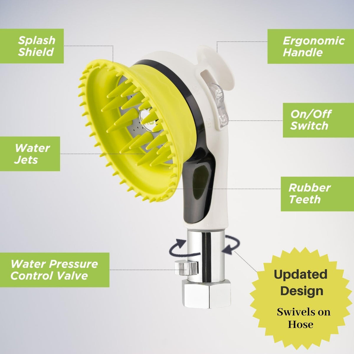 Dog Wash Attachment for Garden Hose, Outdoor Nozzle Sprayer – Essentials for Dogs - image 3