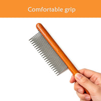 Cat comb, dog comb, Solid Wood Pet Comb Grooming Tool for Cats - image 3