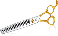JASON dog grooming chunker scissors with T-shaped teeth in Japanese 440C steel