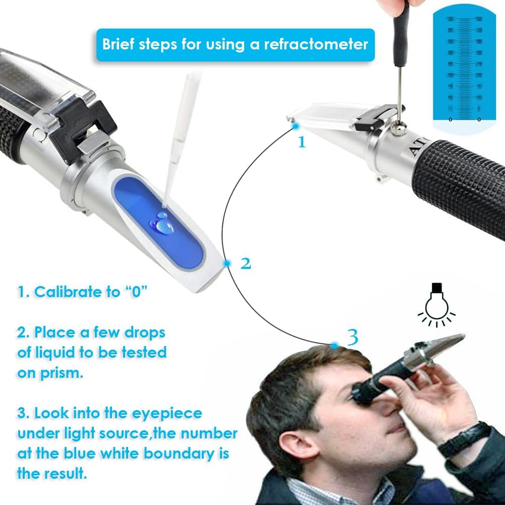 Agriculture Solutions Salinity Refractometer for Seawater and Marine - image 3
