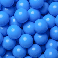 Realhaha plastic ball pit balls, 2.76 inches, in blue, pink, purple and yellow - view 4