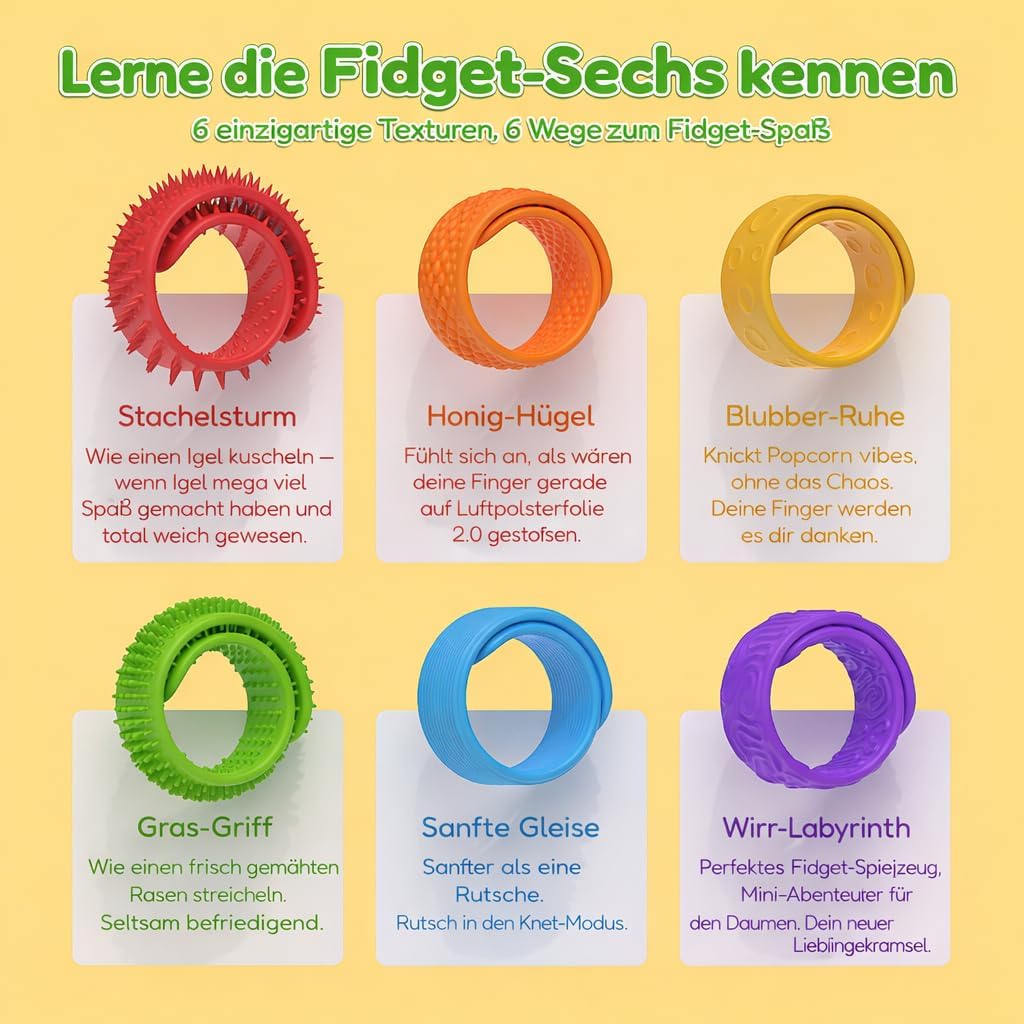 Sensory Slap Bracelets for Kids & Adults - 6 - image 2
