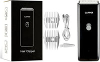 Dog Clippers,Quiet Washable USB Rechargeable Cordless Dog Grooming Kit,Electric Pets Hair Trimmers - Black Clipper