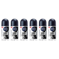 Nivea Men Invisible Deodorant Roll-on - Anti-Stain, Long-Lasting Odor Protection for Men