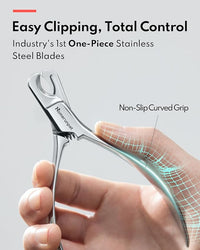 Homerunpet Cat Nail Clippers, Martensite Steel Professional Pet Nail Clippers with Razor Sharp Blade for Cats and Puppies, Non-Slip Handles, Safe, Durable Pet Claw Clipper for at Home Grooming