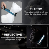 Reflective AirTag Cat Collar - Blue / S(9"-13") - image 2