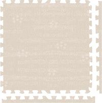 Play Platoon Kids Play Mat, 9 Tile 72x72 Inch - 72"L x 72"W x 0.6"Th / Brushed Cotton