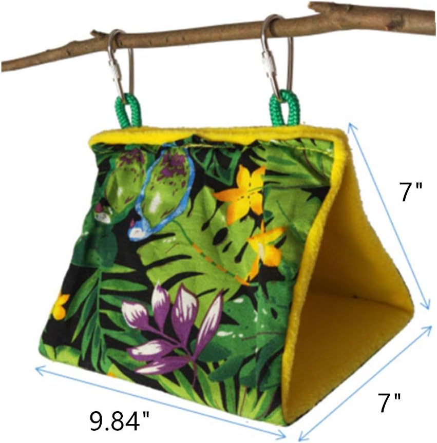 KAMA BRIDAL Bird Nest Hanging Cage Tent for Small Pets Parrot Hammock - L / Rainforest - image 2