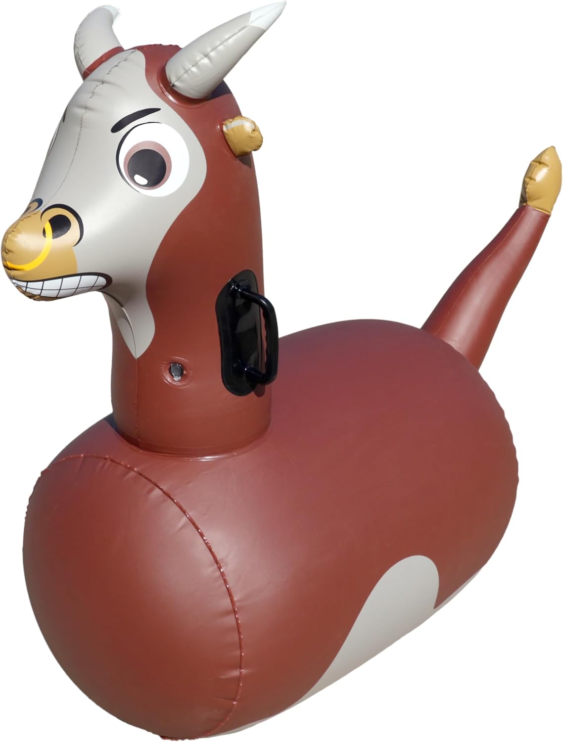 Hearthsong Hop N Go Inflatable Unicorn Riding Bouncy Hopping Toys - Bull / 2 Pack - image 2
