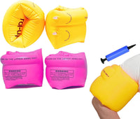 Ztikug inflatable arm floaties, 2 pack of PVC swim arm bands with inflater - view 4