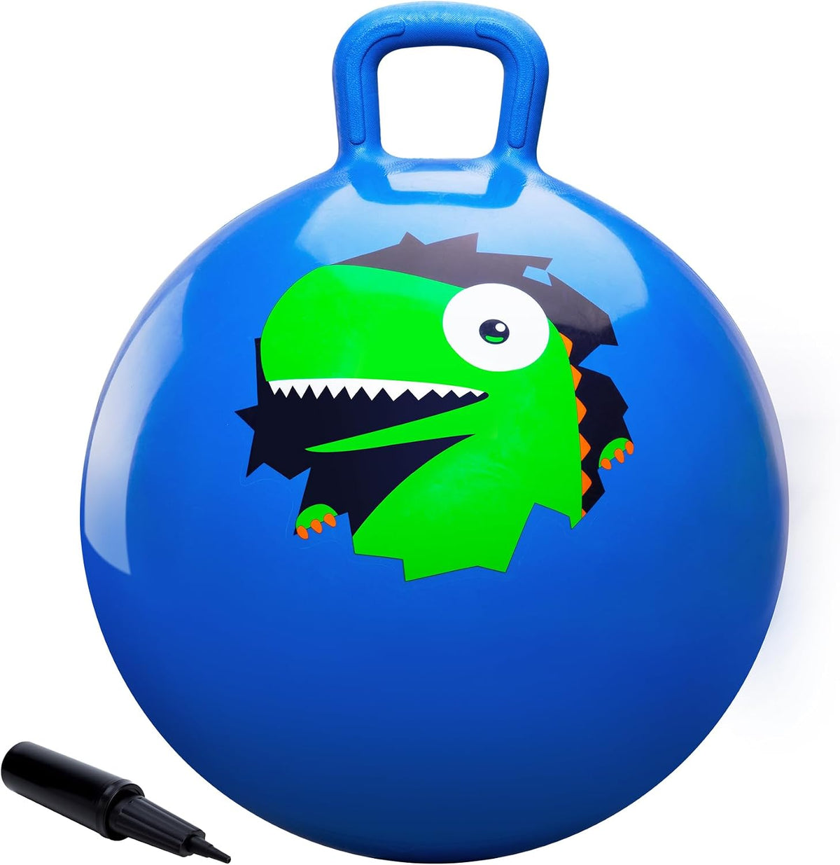 ZOOJOY Hopper Ball, Hopping Toys for Kids - Age:6-12(20''/50cm) / Blue Dinosaur