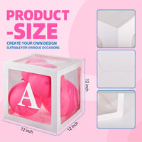 Baby Boxes with 30 PCS Letters - 6 PCS Balloon Box-78 Letter - image 3