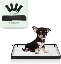 HQ4US 4LEGS Large Portable Dog Pee Pads Foldable Liner Base 33''x23'' - S 23'' x 15'' for Dog＜ 19" Length