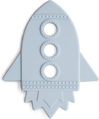 mushie Silicone Baby Teether Toy - Rocket (Cloud)