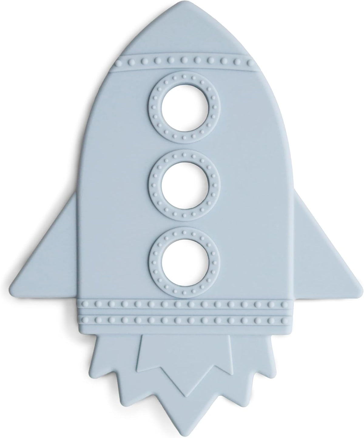 mushie Silicone Baby Teether Toy - Rocket (Cloud)