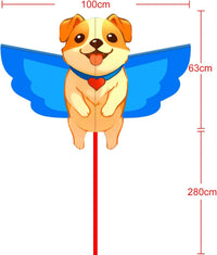 HENGDA KITE cartoon bee kite with yellow body, light wings and long tail - view 12