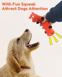 Pweituoet 9" Squeaky Dog Toys, Latex Dog Chew Toys for Puppy - image 4