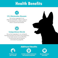 Ora-Clens Dental Rinse for Dogs & Cats - Cleans Teeth, Freshens Breath - Antimicrobial - 8 fl oz