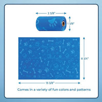 Best Pet Supplies Dog Poop Bags (150 Bags) for Waste Refuse Cleanup, Doggy Roll Replacements for Outdoor Puppy Walking and Travel, Leak Proof and Tear Resistant, Thick Plastic - Blue (Unscented)