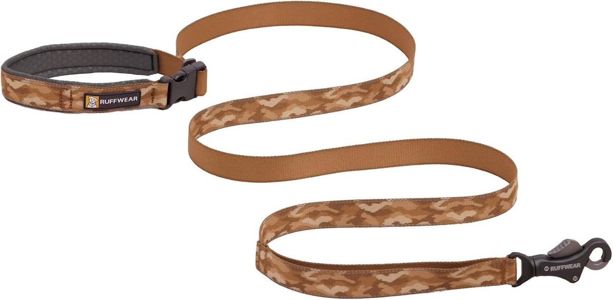 Ruffwear, Crag Dog Leash, Reflective Everyday 6 ft Lead - Desert Spice / One Size