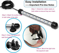 MQ 8 in Submersible LED Aquarium Light - 42LED-Length 36" - image 3