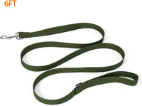 Strong Durable Nylon 10ft Long Dog Training Leash, Traction Rope - Military green / 6 Feet - image 2