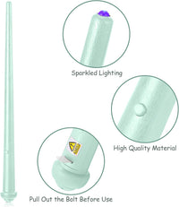 Gejoy 2 Pcs Magic Wand for Kid Light up with Sound - Light Green - image 4