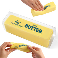 Big Butter Squishy, Giant Squishies Butter 14 OZ - Yellow Butter Stick 1pack