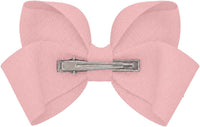 Motique Accessories 4 inch dusty rose grosgrain hair bow for girls on a metal alligator clip - view 30