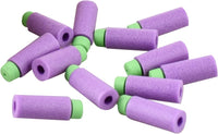JGCWorker 200pcs 2nd Generation High-End of Half-Lenth Soft Dart - Purple and Green - image 3