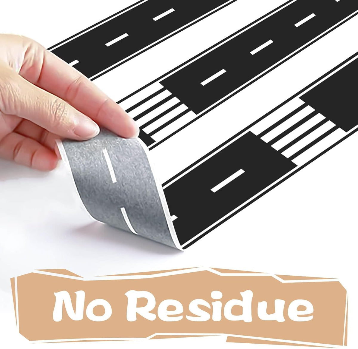 Piokio Road Tape for Kids, Race Car Party Decor - Piokio Road / 2 rolls - image 4