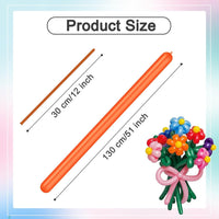 260 Balloons - Clear Long Balloons for Tying Balloon Arch & Balloon Ties – Fun for Kids & Family - Multi - image 3