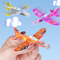 Manmel 50 Pcs Foam Gliders Planes Toys for Kids, Paper Airplane - Medium - image 4