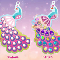 Imagimake Mirror Mosaic, Princess & Unicorn, 10 Templates - 2. Butterfly & Peacock - image 3