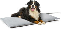 Toozey Heated Dog Bed and Cat Heating Pad, Waterproof Pet Mat - M: 28" x 16"