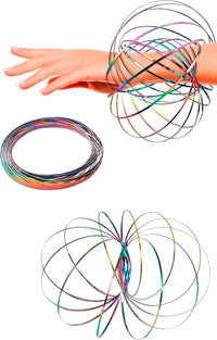 1Pcs Kinetic Flow Ring Spinner