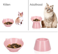 Detachable Elevated Cat Bowls - Pink - image 3