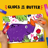 24 Thin Washable Paint Sticks for Kids - 12 Thick - image 4