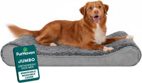 FurHaven Orthopedic Dog Bed for Large Dogs - Jumbo/XL / Gray