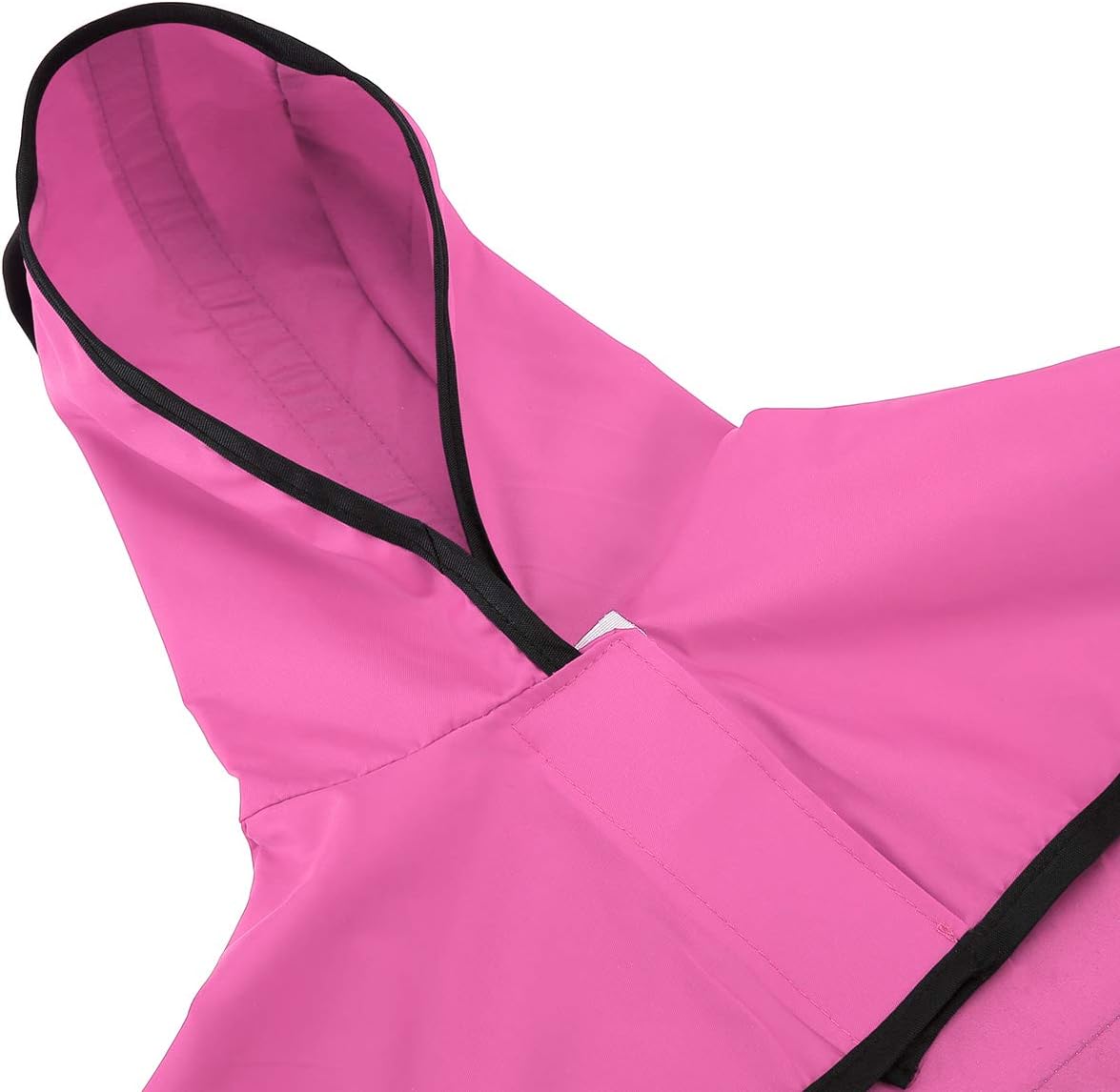 HDE Dog Raincoat with Hood & Leash Hole S-XL Dog Rain Jacket Ducks L – Essentials for Dogs - Medium / Pink - image 4
