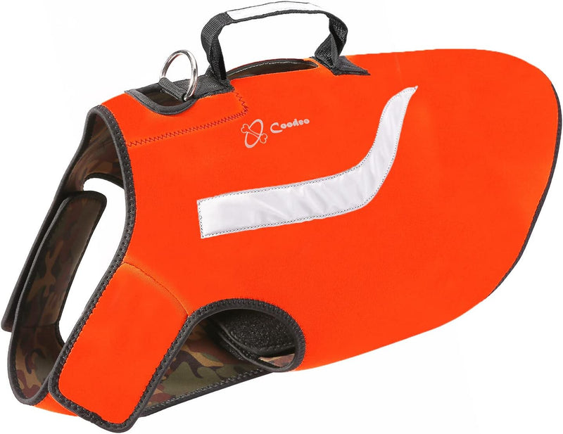 Coodeo Dog Hunting Vest Orange - Large